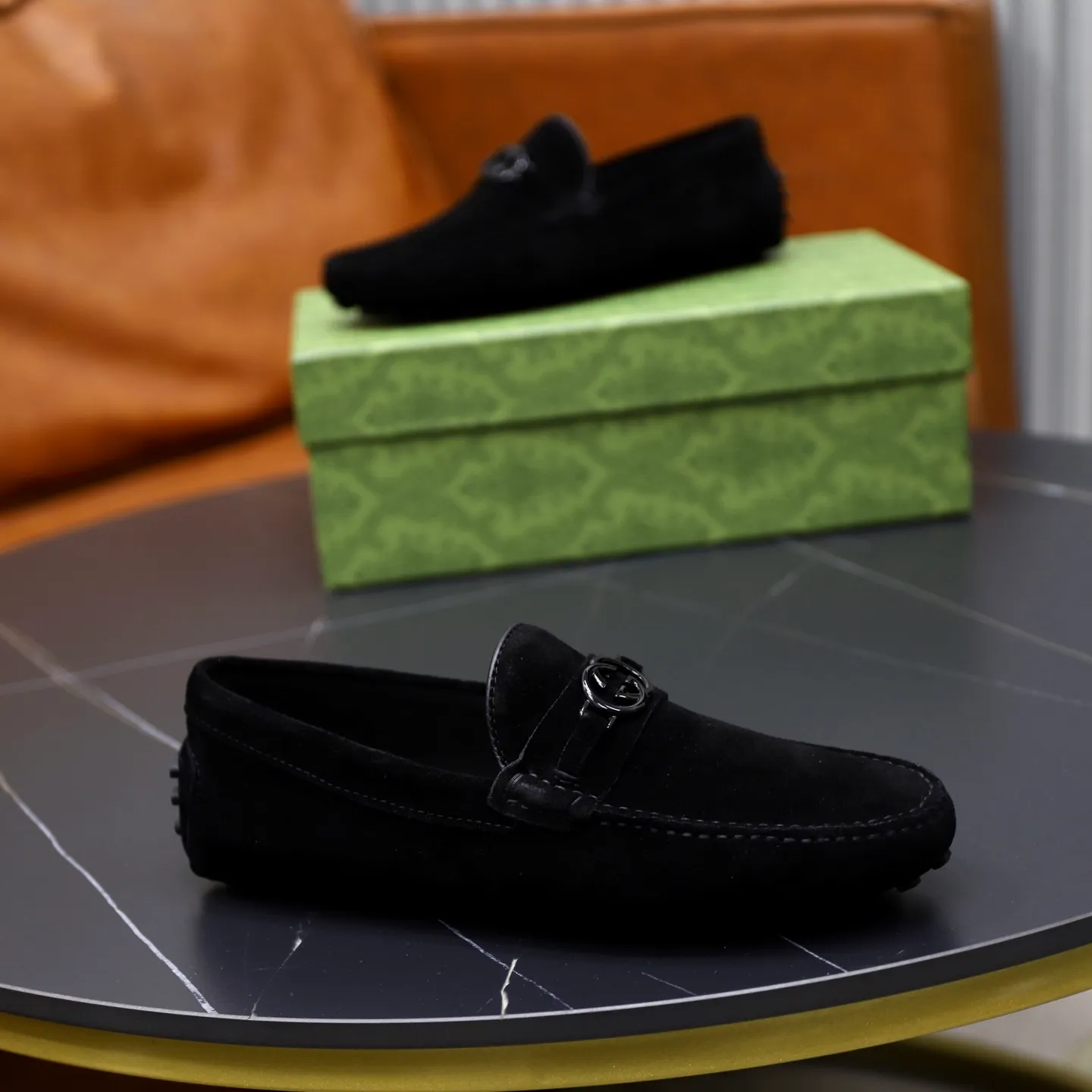 Ex-factory price: 460💰[GUCCI] Gucci ⚠️High-end men’s driving and pedal series ⚠️38-44 (customized for 45) ⚠️All original cowhide leather! Thick and soft! Made entirely of calfskin lining! Rubber sheet anti-slip beanie sole! Three-dimensional package technology! Fashionable and classic! Handicrafts! Original high quality! Feel free to compare!